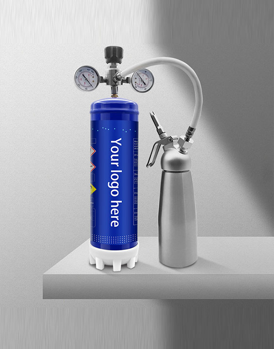 Directly Supplier 1100g Cream Charger 2.2L Gas Cylinder Dessert Tool for Export Finest Quality
