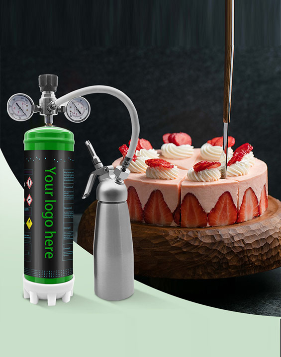 Directly Supplier 1100g Cream Charger 2.2L Gas Cylinder Dessert Tool for Export Finest Quality