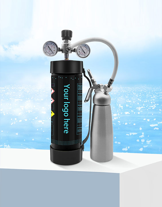 Wholesale 2000g whipped cream charger 3.3L Gas Cylinder Dessert Tool at Restaurant