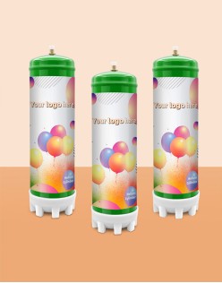 Wholesale Portable Pure 99.9% Helium Gas Cylinder 2.2L/3.3L Disposable Helium Tank For Balloon