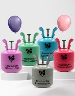 5L Disposable steel cylinder helium gas balloon