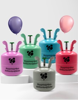 5L Disposable steel cylinder helium gas balloon