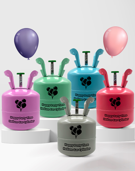 5L Disposable steel cylinder helium gas balloon