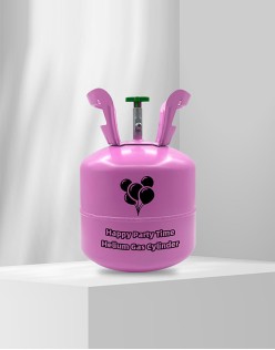 5L Disposable steel cylinder helium gas balloon