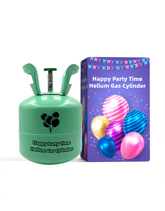 5L Disposable steel cylinder helium gas balloon