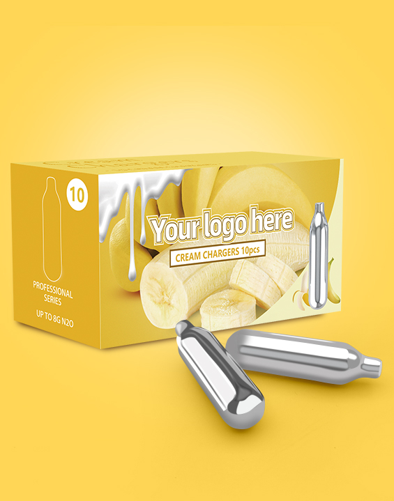 Wholesale 8g Pineapple Flavor Cream Charger N2O Gas Canister