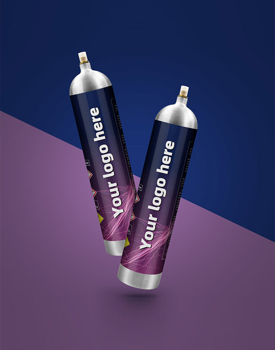 Aluminum whipped cream big quantity distributor of 615g/640g gas cylinder at minimum price whip cream chargers