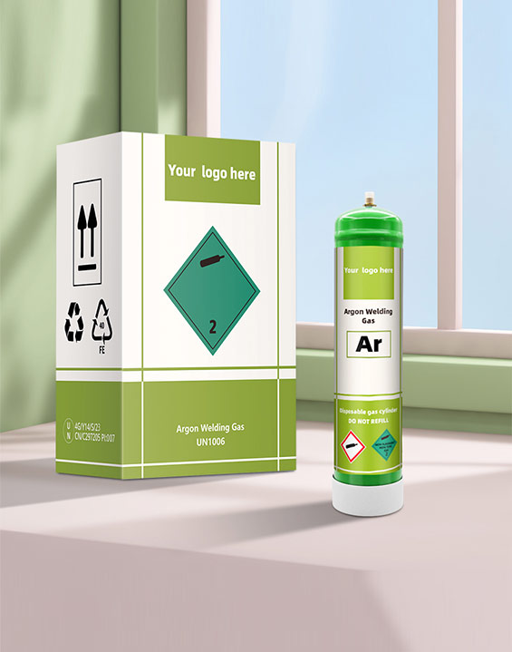 High quality industrial argon gas cylinder, in line with international standards, good stability