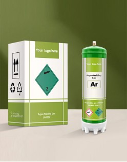 High quality industrial argon cylinder, large 2.2L/3.3L steel argon cylinder can be used for industrial manufacturing