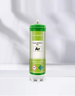 High quality industrial argon cylinder, large 2.2L/3.3L steel argon cylinder can be used for industrial manufacturing