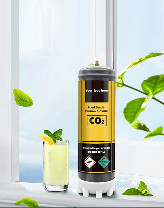 Wholesale 2.2/3.3 Liter CO2 Soda Maker Stream Classic Sparkling Water Bottle 1200G Steel Soda CO2 Cylinder
