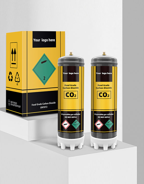 Wholesale 2.2/3.3 Liter CO2 Soda Maker Stream Classic Sparkling Water Bottle 1200G Steel Soda CO2 Cylinder