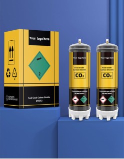 Wholesale 2.2/3.3 Liter CO2 Soda Maker Stream Classic Sparkling Water Bottle 1200G Steel Soda CO2 Cylinder