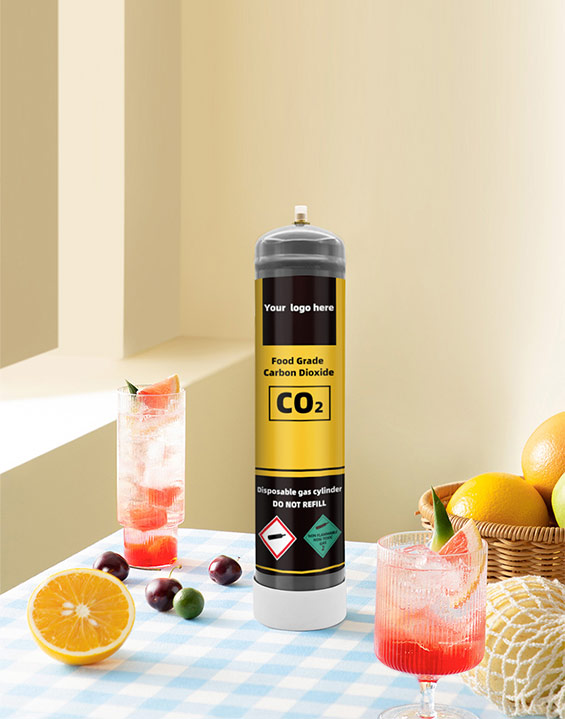 Premium Food Grade 0.95l/1l/1.1l CO2 Cylinder - Ideal for Food and Beverage Industry