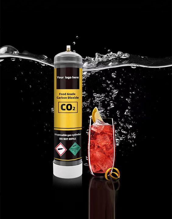 Premium Food Grade 0.95l/1l/1.1l CO2 Cylinder - Ideal for Food and Beverage Industry