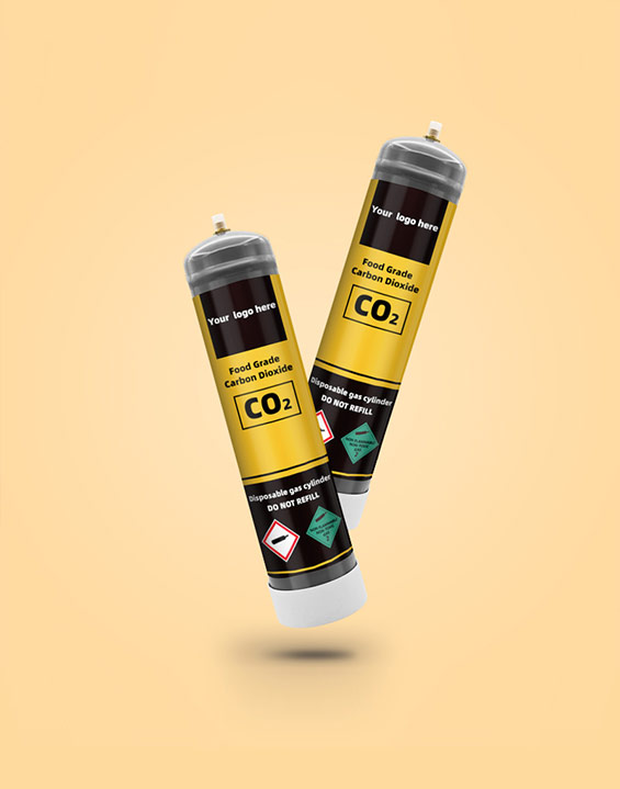 Premium Food Grade 0.95l/1l/1.1l CO2 Cylinder - Ideal for Food and Beverage Industry