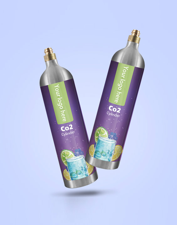 Reliable Food Grade CO2 for Aluminum Bottles - Perfect for Home Brewing and Beverage Carbonation