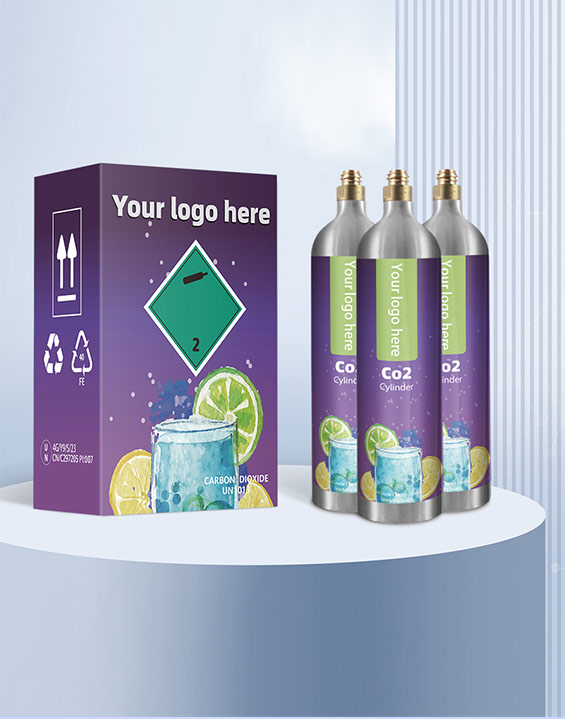 Reliable Food Grade CO2 for Aluminum Bottles - Perfect for Home Brewing and Beverage Carbonation
