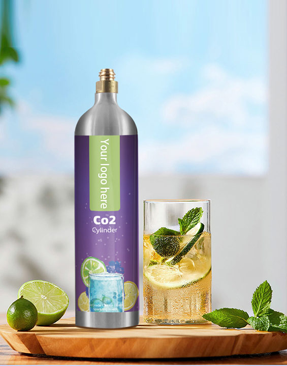 Reliable Food Grade CO2 for Aluminum Bottles - Perfect for Home Brewing and Beverage Carbonation