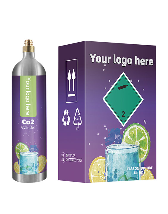 Reliable Food Grade CO2 for Aluminum Bottles - Perfect for Home Brewing and Beverage Carbonation