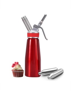 Cream Whipper Custom Kitchen Dessert Tool Chargers Wholesale Aluminum Whipped Ice Cream Topping Dispenser N2O Dispenser