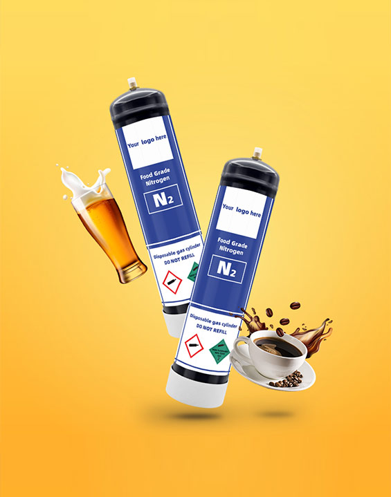 0.95L/1L/1.1L Food-Grade Nitrogen Cylinder: Lightweight & Durable for Easy Food Storage & Transportation