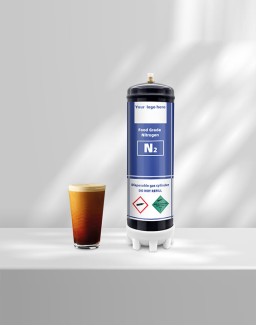 Reasonable Price Large Cooking Gas Cylinder High Quality Large Nitrogen Cylinder 2.2L/3.3L Steel Nitrogen Cylinder