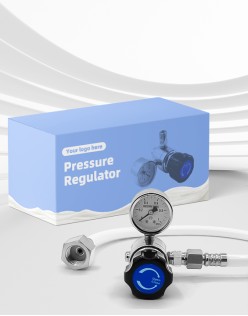 Customized Brand Wholesale 580g 615g 640g Whip Cream Charger Gas Regulator With Gauge
