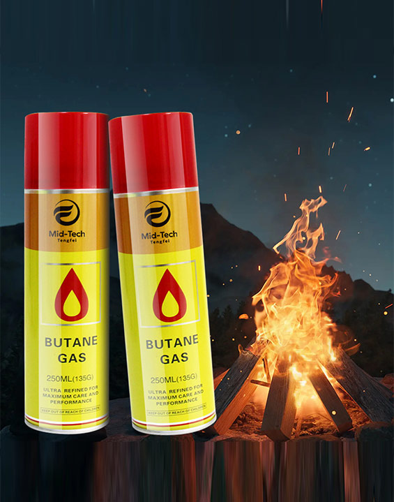 Manufacturing gas butane fuel canister, camping butane fuel cartridge, portable canned butane fuel